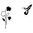 Appel en kolibrie - ambiance-sticker.com